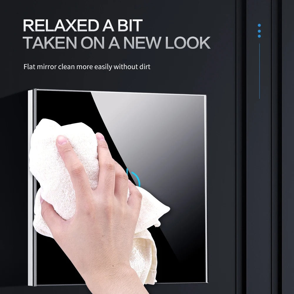 Smart WiFi Light Switch – Works with Alexa & Google Home | Voice & App Control | Modern Touch Design